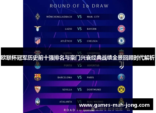 欧联杯冠军历史前十强排名与豪门兴衰经典战绩全景回顾时代解析 欧联杯冠军历史前十强排名与豪门兴衰经典战绩全景回顾时代解析