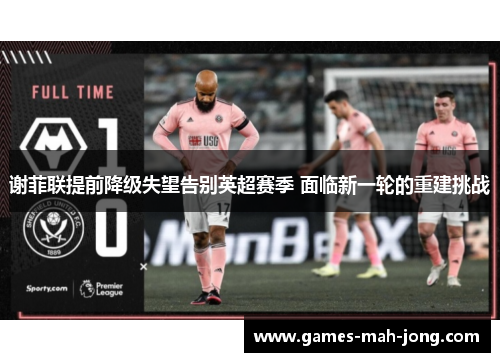 谢菲联提前降级失望告别英超赛季 面临新一轮的重建挑战